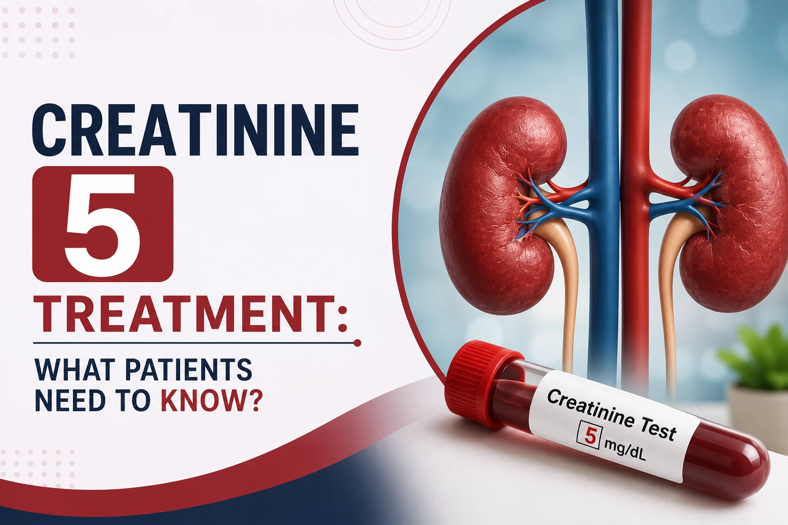 Creatinine 5 Treatment: What Patients Need to Know?